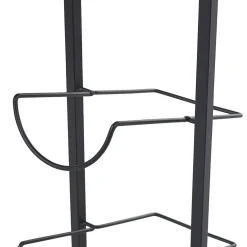 Range bouteilles 6 compartiments métal noir^Gifi Sale