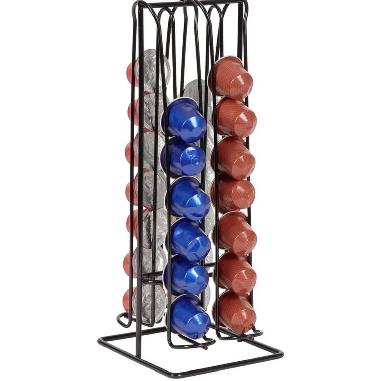 Range capsules de café en métal noir^Gifi Sale