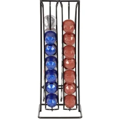 Range capsules de café en métal noir^Gifi Sale