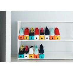 Rangement|Gifi Range chaussure empilable noir x3