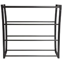 Rangement|Gifi Range chaussure métal noir 4 niveaux 8 paires