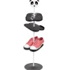 Rangement|Gifi Range chaussure panda 3 paires 3 niveaux noir et blanc