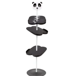 Rangement|Gifi Range chaussure panda 3 paires 3 niveaux noir et blanc
