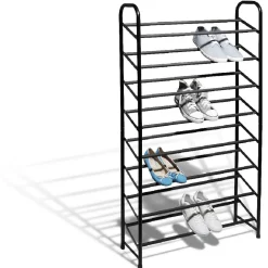 Rangement|Gifi Range chaussures à 8 niveaux noir