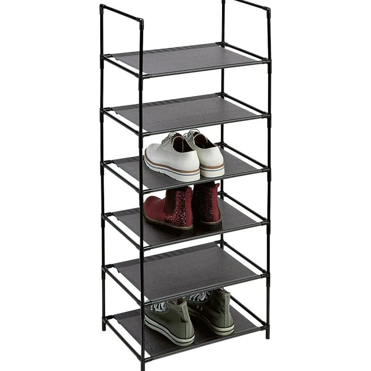 Rangement|Gifi Range chaussures 6 niveaux métal gris