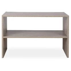 Rangement|Gifi Range chaussures superposable mdf naturel