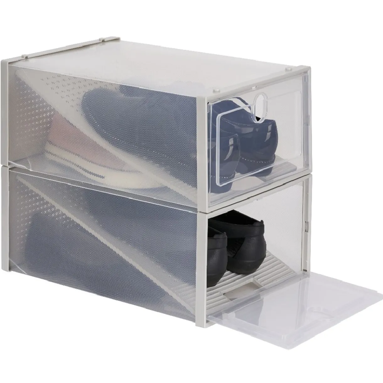 Rangement|Gifi Range chaussures transparent x2