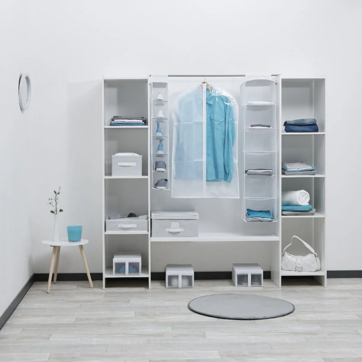 Rangement|Gifi Range vêtements 6 compartiments