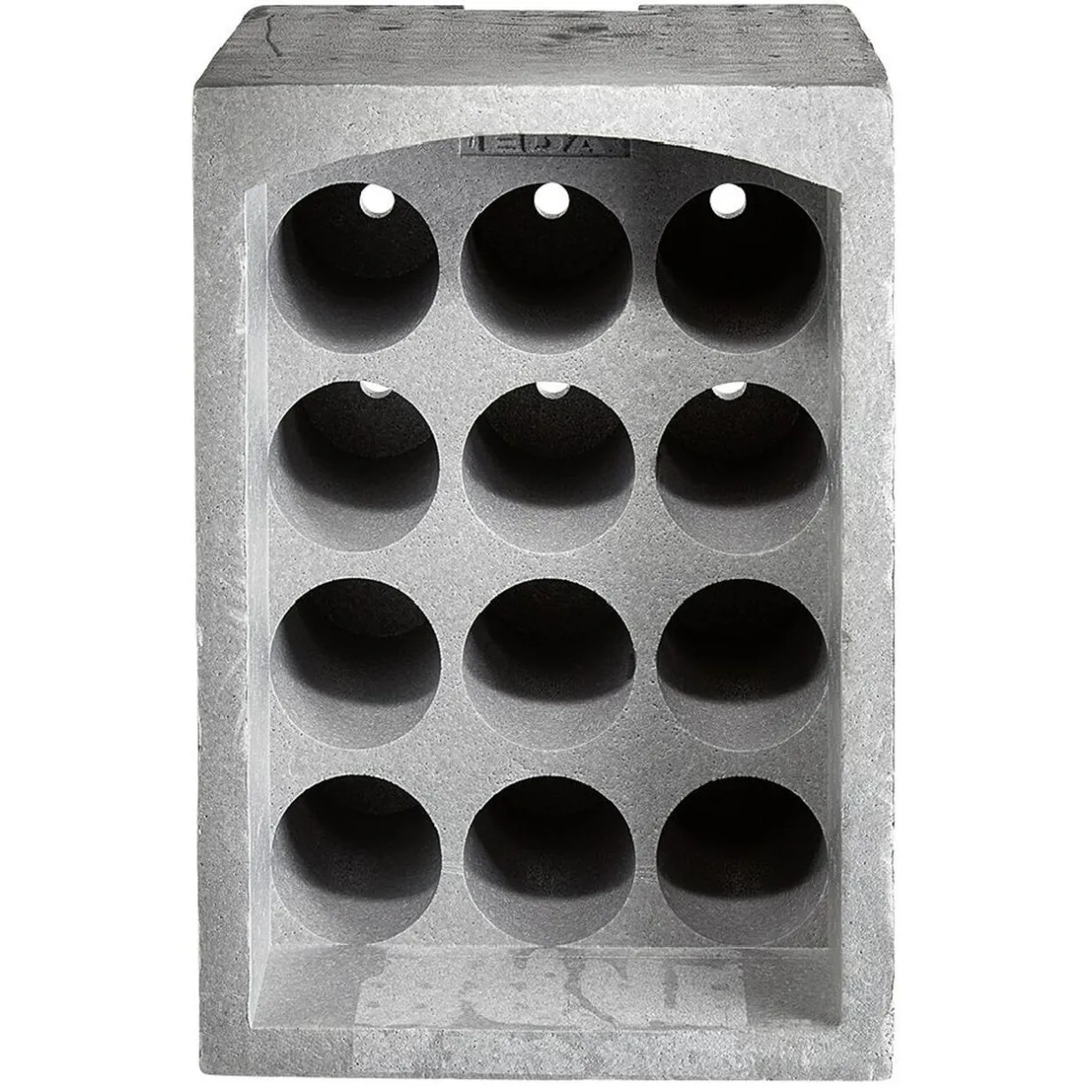 Range-bouteilles 12 emplacements gris^Gifi Online