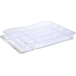 Range-couverts en plastique transparent - L.33xl.25,5xH.4cm^Gifi Hot
