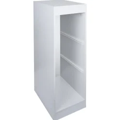 Rangement|Gifi Rangement 3 niveaux pour casier blanc