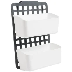 Rangement de porte ajustable gris^Gifi New