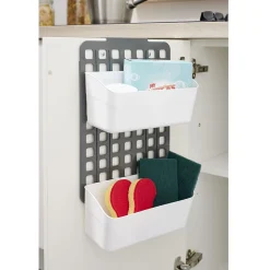 Rangement de porte ajustable gris^Gifi New