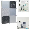 Rangement|Gifi Rangement modulable 6 cubes garçon My Little Héros 63x32xH110cm