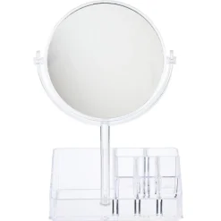 Rangement|Gifi Rangement pour cosmétique avec miroir 9 compartiments 20x15xH5cm