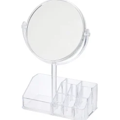 Rangement|Gifi Rangement pour cosmétique avec miroir 9 compartiments 20x15xH5cm