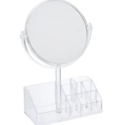 Rangement|Gifi Rangement pour cosmétique avec miroir 9 compartiments 20x15xH5cm