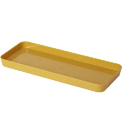 Outlet Gifi Rangement pour tiroir plastique jaune