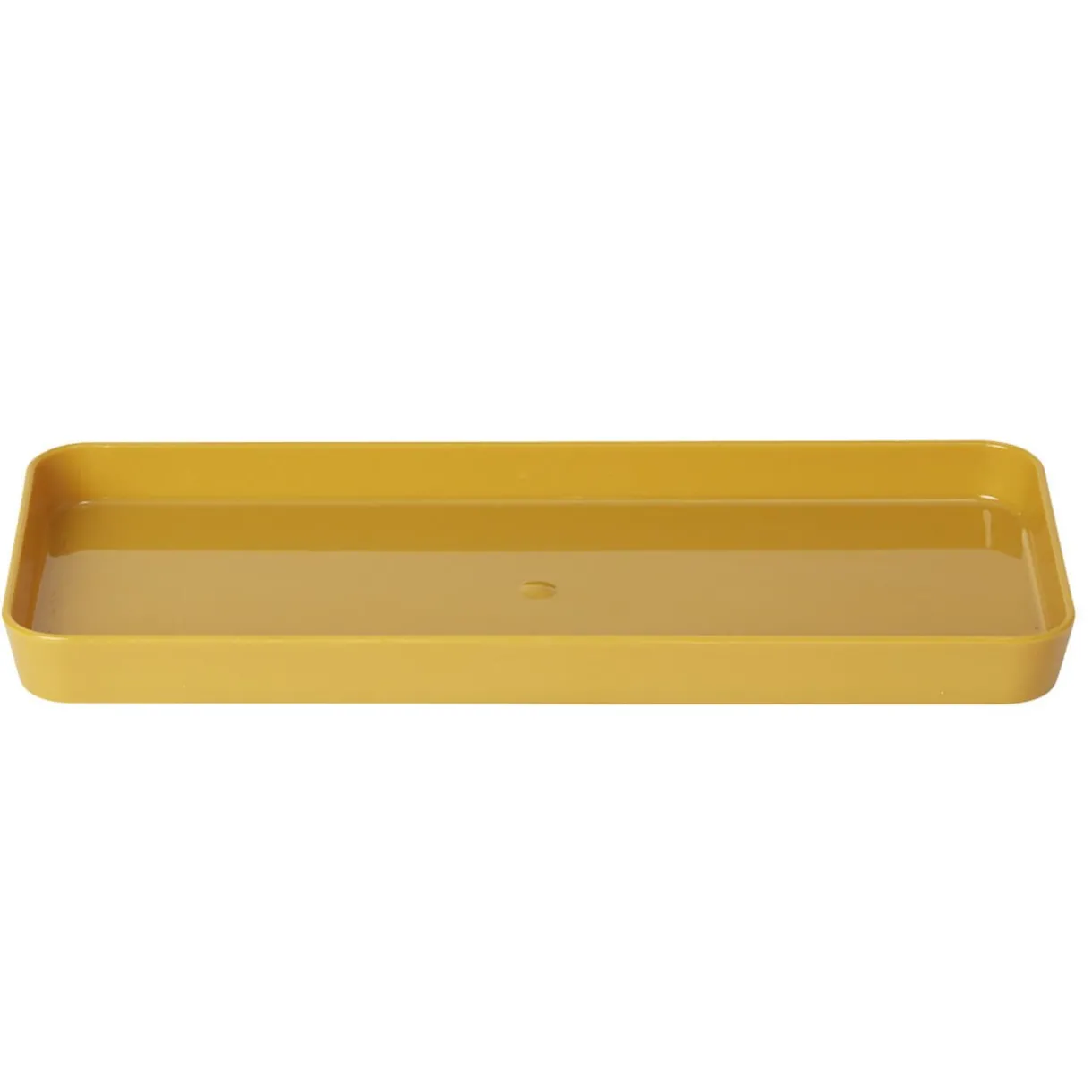Outlet Gifi Rangement pour tiroir plastique jaune
