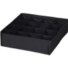 Rangement|Gifi Rangement sous vêtement 16 compartiments noir