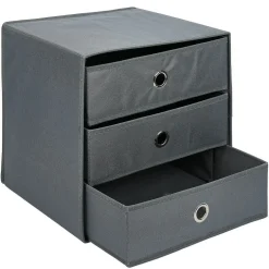 Rangement|Gifi Rangement textile Box Cube 3 tiroirs 31x29x31cm