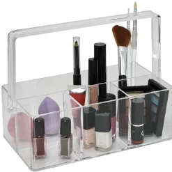 Sale Gifi Rangement transparent avec anse 6 compartiments