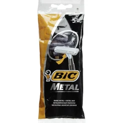 Clearance Gifi Rasoir Bic métal noir x5