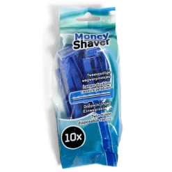 New Gifi Rasoir jetable 2 lames Money Shaver bleu x10