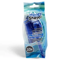 New Gifi Rasoir jetable 2 lames Money Shaver bleu x10