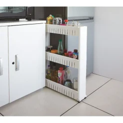 Resserre de cuisine blanc 3 niveaux^Gifi Discount