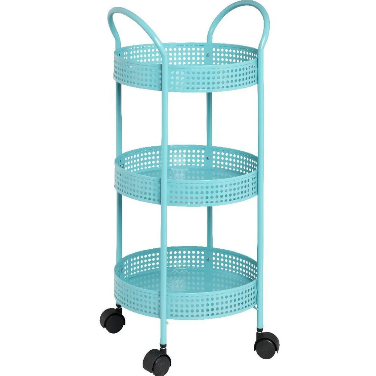 Resserre légumes à roulettes bleu turquoise^Gifi Online