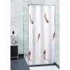 Online Gifi Rideau de douche blanc motif poissons