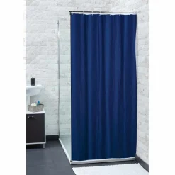 Clearance Gifi Rideau de douche bleu uni