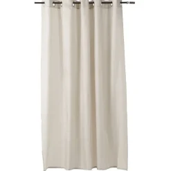 Best Gifi Rideau de douche crème à oeillets