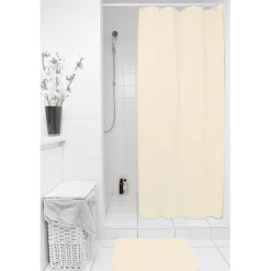 Discount Gifi Rideau de douche ivoire