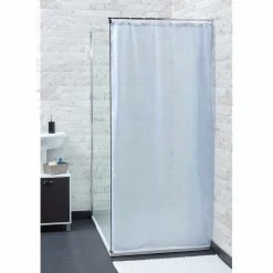 Clearance Gifi Rideau de douche semi-transparent blanc