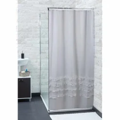 Clearance Gifi Rideau de douche transparent blanc