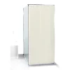 Clearance Gifi Rideau de douche uni beige 180x200cm