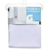 Outlet Gifi Rideau de douche uni blanc