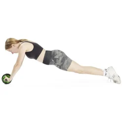 Outlet Gifi Roue abdominale avec poignées confort et tapis