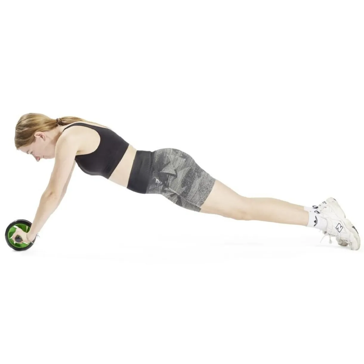 Outlet Gifi Roue abdominale avec poignées confort et tapis