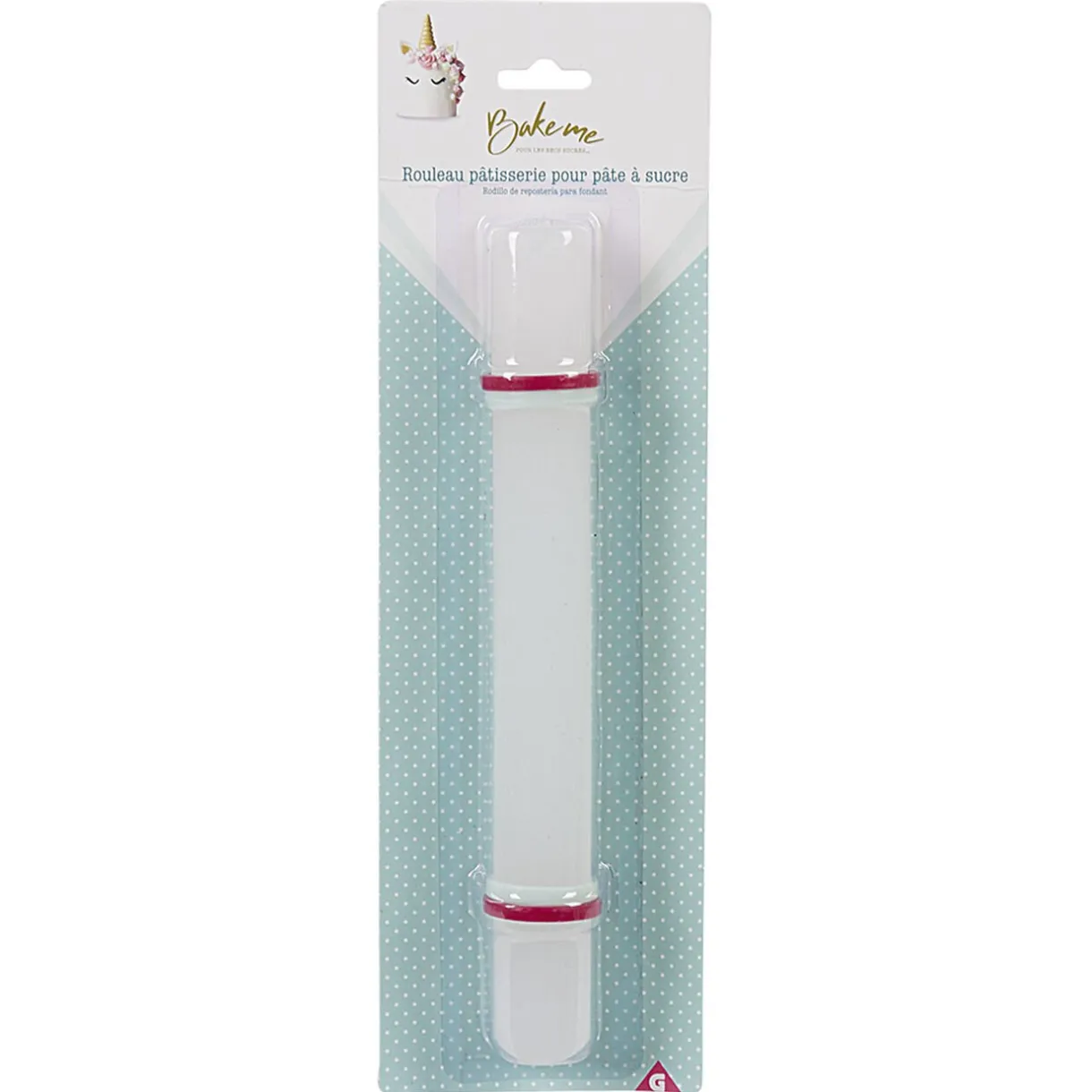 Rouleau à pâtisserie pour pâte à sucre L. 23 cm^Gifi Hot