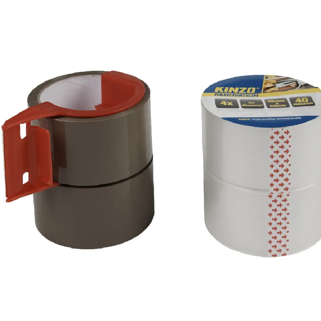 Hot Gifi Rouleau adhésif x4 et dévidoir