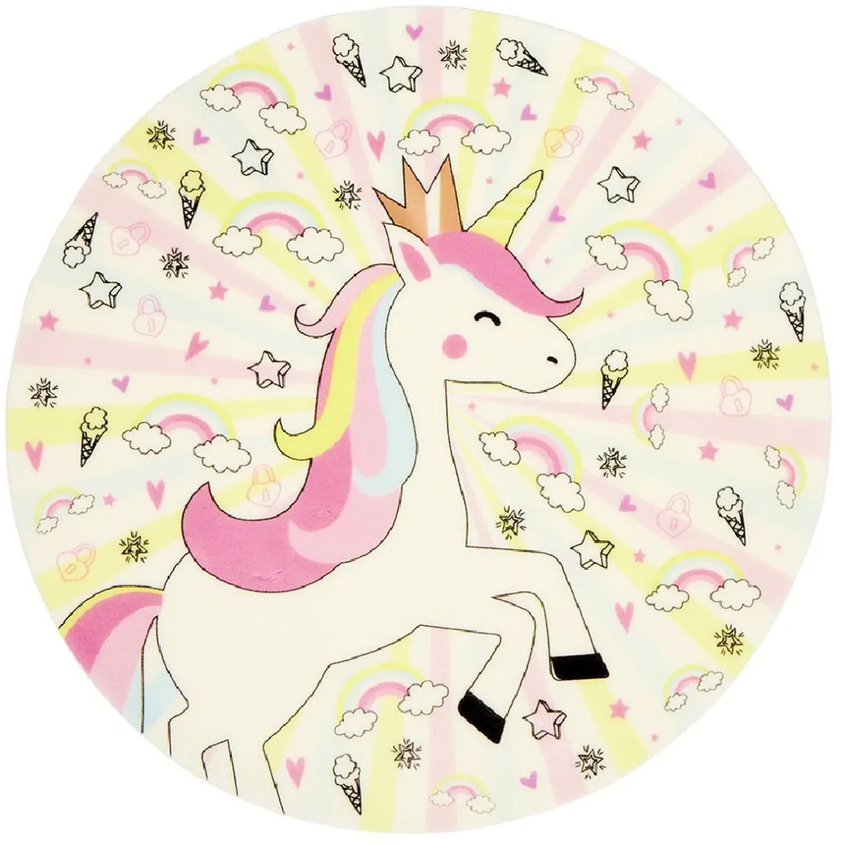 Rouleau de pâte à sucre motif licorne 150 g^Gifi New