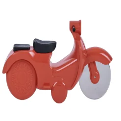 Roulette à pizza forme scooter rouge ou bleu^Gifi Best