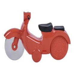 Roulette à pizza forme scooter rouge ou bleu^Gifi Best