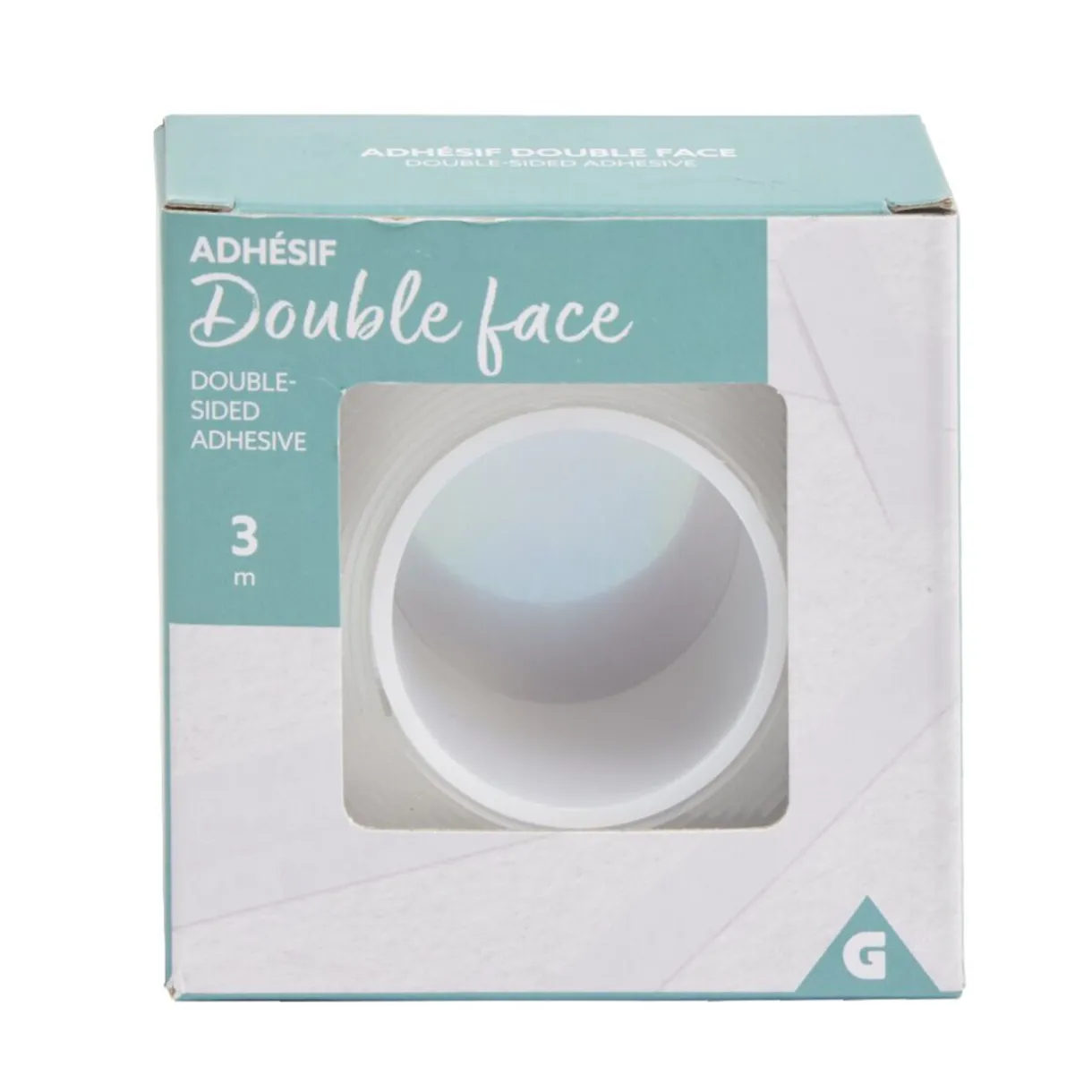 Outlet Gifi Ruban adhésif double face transparent