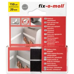 Outlet Gifi Ruban scratch adhésif noir Suki Fix-o-Moll