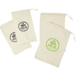 Sac à vrac en coton réutilisables x4^Gifi Best