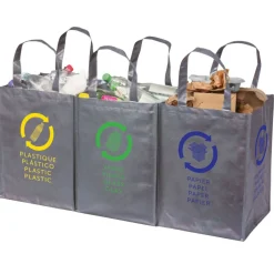 Nettoyage Et Entretien|Gifi Sac de tri plastique verre papier x 3